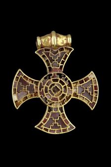 Pendant (Ixworth Cross), Anglo-Saxon Period, c7th century