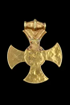 Pendant (Ixworth Cross), Anglo-Saxon Period, c7th century