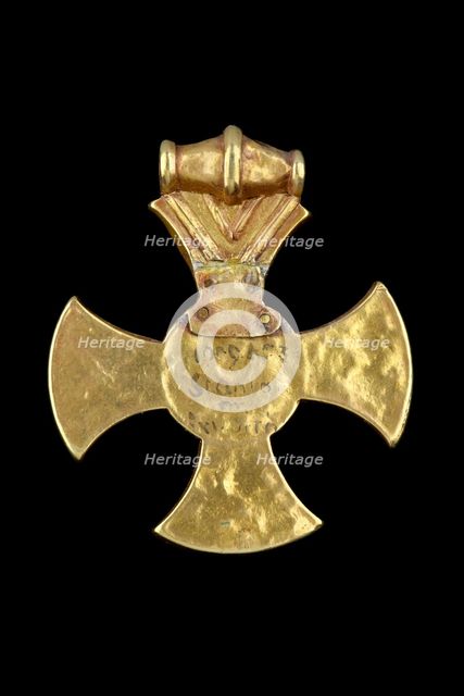 Pendant (Ixworth Cross), Anglo-Saxon Period, c7th century. Artist: Unknown.