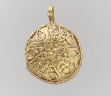 Pendant, Langobardic, 6th-7th century. Creator: Unknown