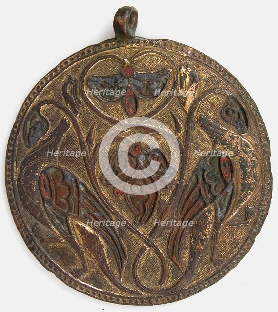Pendant Medallion, French, ca. 1180-90. Creator: Unknown.