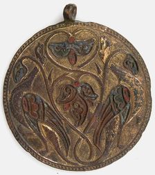 Pendant Medallion, French, ca. 1180-90. Creator: Unknown