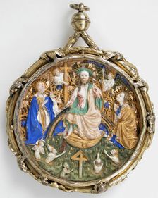 Pendant Medallion with the Last Judgment, French, ca. 1420. Creator: Unknown