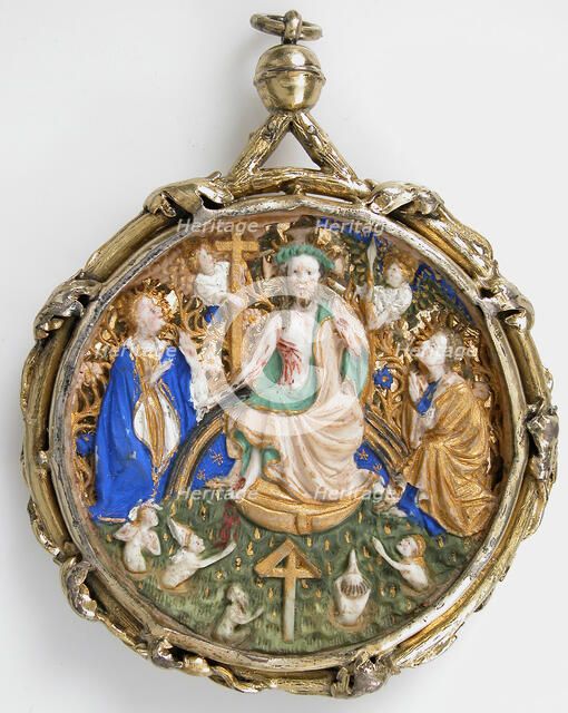 Pendant Medallion with the Last Judgment, French, ca. 1420. Creator: Unknown.