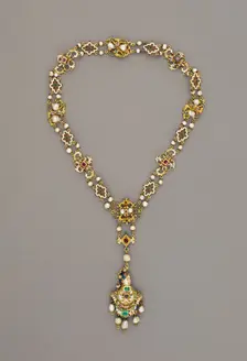 Pendant Necklace, Europe, c. 1600 and others 18th century. Creator: Unknown