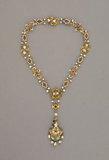 Pendant Necklace, Europe, c. 1600 and others 18th century. Creator: Unknown