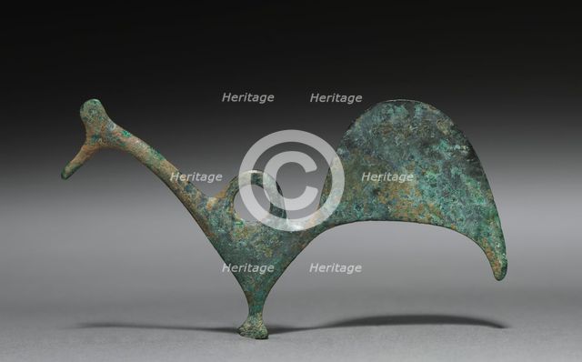 Pendant of a Bird (Rooster?), 8th-7th centuries BC. Creator: Unknown.