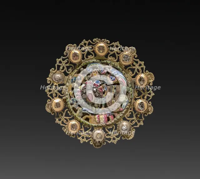Pendant (part 1), 1700s. Creator: Unknown.