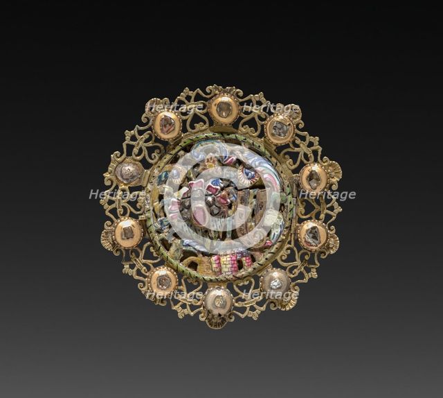 Pendant (part 1), 1700s. Creator: Unknown.