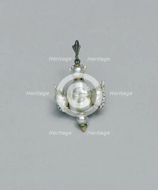 Pendant Shaped as a Dove, France, 17th century. Creator: Unknown.