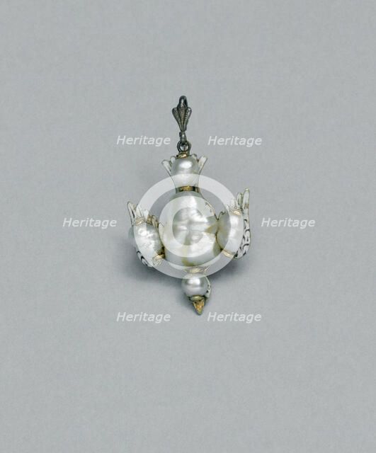 Pendant Shaped as a Dove, France, 17th century. Creator: Unknown.