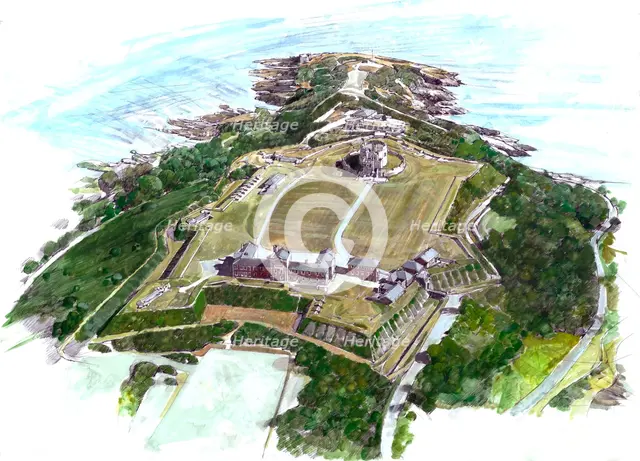 Pendennis Castle, c2010. Artist: Ivan Lapper.