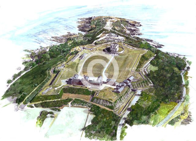 Pendennis Castle, c2010. Artist: Ivan Lapper.