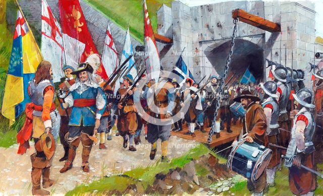 Pendennis Castle, Cornwall. 17th August 1646, (c1990-2010) Artist: Ivan Lapper.