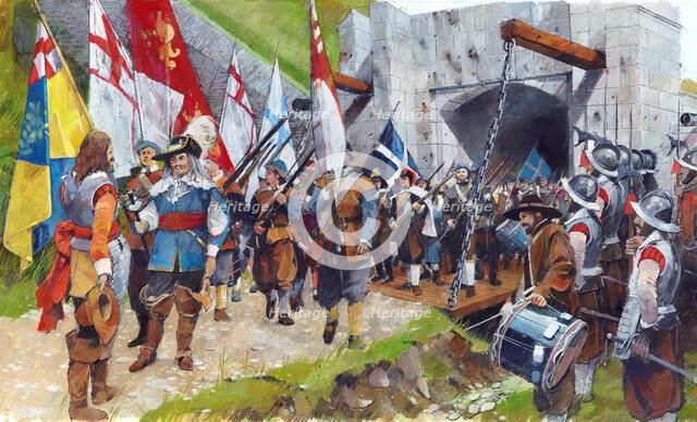 Pendennis Castle, Cornwall. 17th August 1646, (c1990-2010) Artist: Ivan Lapper.