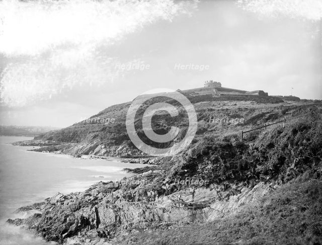 Pendennis Castle, Falmouth, Cornwall, c1860-c1922. Artist: Henry Taunt.
