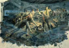 Pendennis Castle Gun Deck, late 1540s, (c1990-2010). Artist: Ivan Lapper