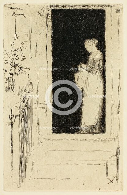 Penelope, A Doorway Chelsea, 1888-89. Creator: Theodore Roussel.