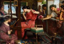 Penelope and the Suitors, 1911-1912. Creator: John William Waterhouse