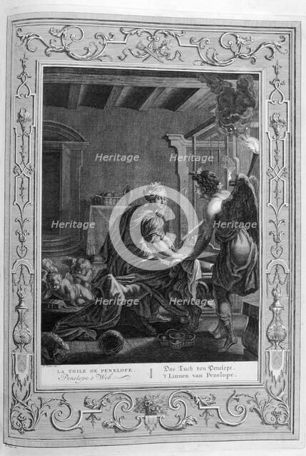 'Penelope at Her Loom', 1733. Artist: Bernard Picart