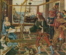 Penelope with the Suitors 1509, (1909). Artist: Bernardino Pinturicchio