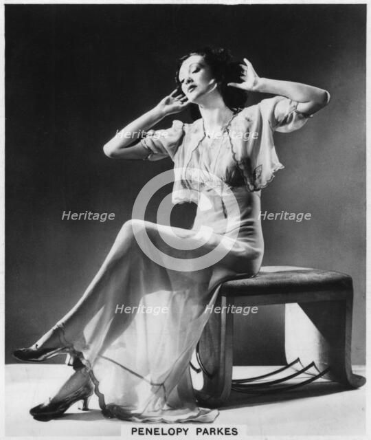 Penelopy Parkes, actress, 1939. Artist: Unknown