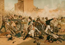 Peninsular War (1818-1814): Second of May Uprising against French troops, Madrid, 1808, (1892). Creator: Unknown