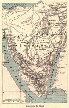 'Peninsule du Sinai; Le Nord-Est Africain 1914. Creator: Unknown