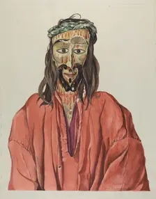 Penitent Christ, 1937. Creator: Eldora P. Lorenzini