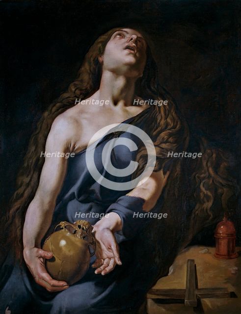 Penitent Magdalene, mid 17th century. Creator: Jerónimo Jacinto Espinosa.