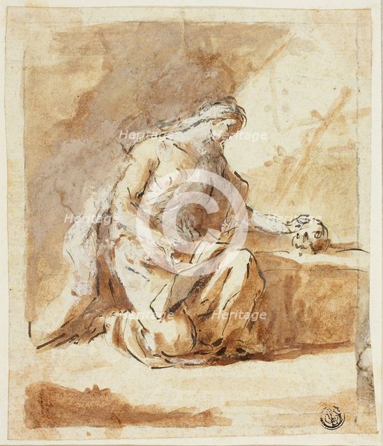 Penitent Magdalene, n.d. Creator: Domenico Mondo.