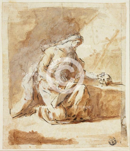 Penitent Magdalene, n.d. Creator: Domenico Mondo.