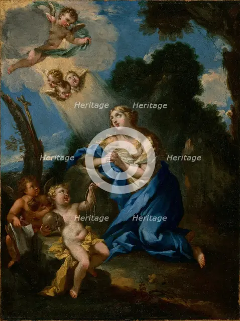 Penitent Magdalene, about 1698. Creator: Michele Rocca.