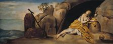 Penitent Magdalene in the Grotto of Sainte-Baume, between 1612 and 1614. Creator: Juan Bautista Maino
