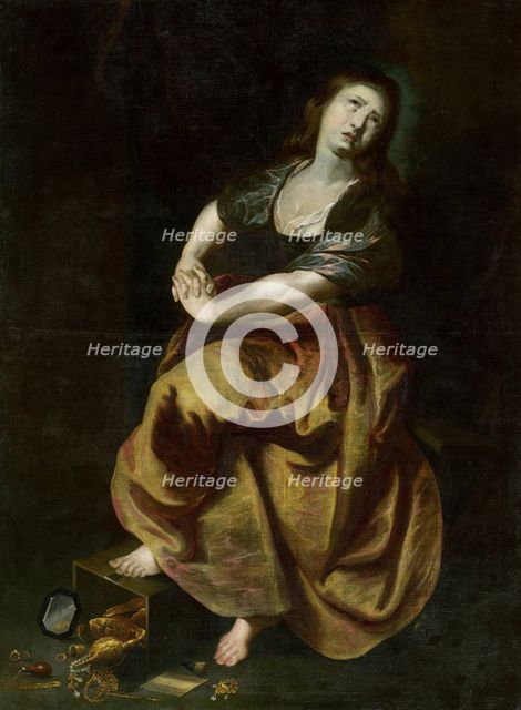 Penitent Mary Magdalene, 1650-1700. Creator: Unknown.