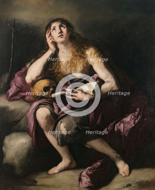 Penitent Mary Magdalene, 1660-c1665. Creator: Luca Giordano.