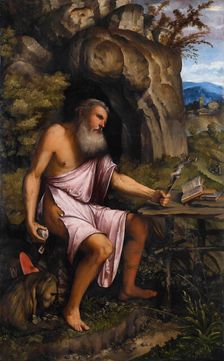 Penitent Saint Jerome, 1516-1517. Creator: Romanino, Gerolamo (1485/6-1566)