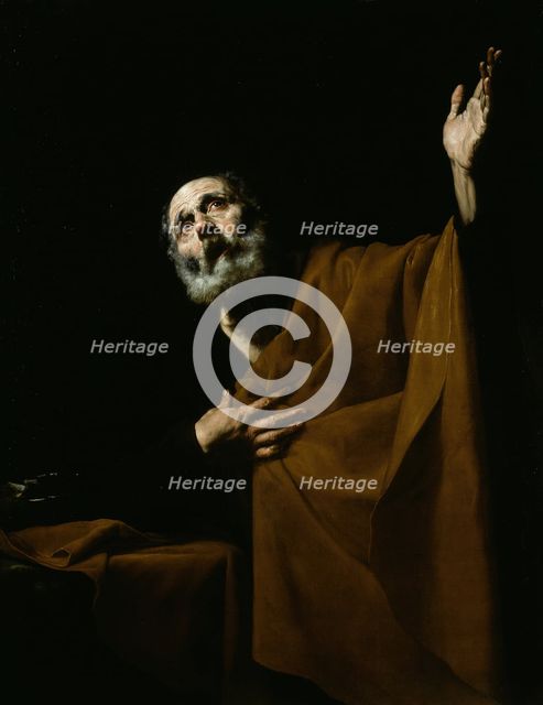 Penitent Saint Peter, 1628/32. Creator: Jusepe de Ribera.