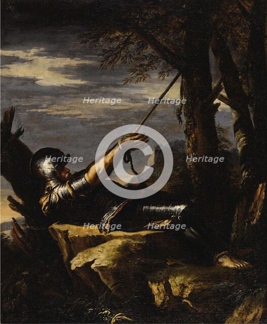 Penitent Saint William of Maleval, c. 1647-1648. Creator: Rosa, Salvatore (1615-1673).