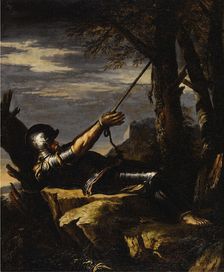 Penitent Saint William of Maleval, c. 1647-1648. Creator: Rosa, Salvatore (1615-1673)