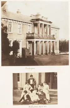Penllergare; Birthday Group, Sept. 23, 1853, 1853-56. Creator: John Dillwyn Llewelyn
