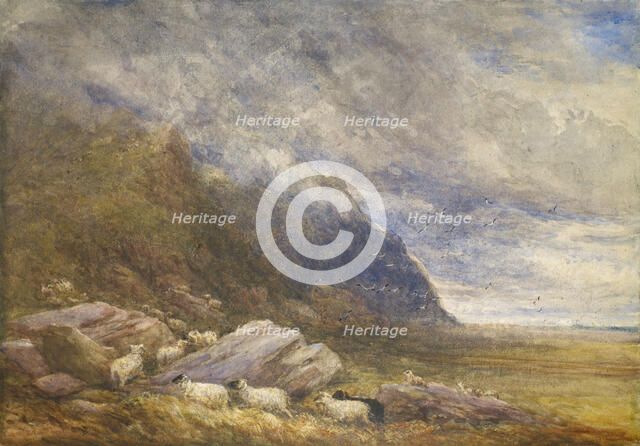 Penmaen Bach, 1852. Creator: David Cox the Elder.