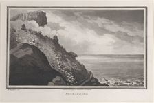 Penmanmawr, from "Remarks on a Tour to North and South Wales, in the year 1797, September 1, 1799. Creator: John Hill