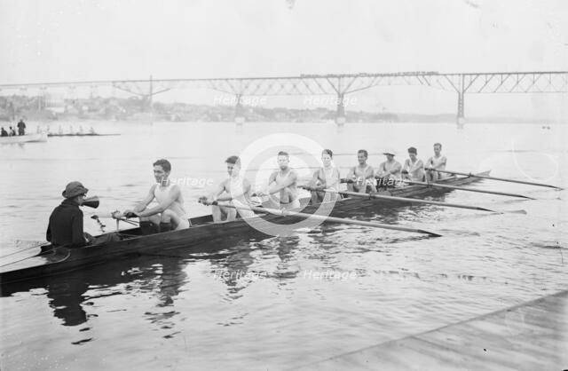 Penn. Varsity 8 (1913), 1913. Creator: Bain News Service.