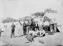 Penn. [i.e., Pennsylvania] coal strike - some of the 500 in Atlantic camp, between c1910 and c1915. Creator: Bain News Service