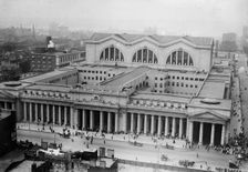 Penn. RR Station from Gimbel's N.Y., between c1910 and c1915. Creator: Bain News Service