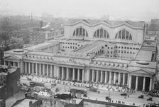 Penn. R.R. Station from Gimbel shop N.Y., between c1910 and c1915. Creator: Bain News Service