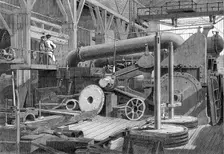 Penn's Machine-Engine Factory at Greenwich: the Erecting Shop, 1865. Creator: Unknown