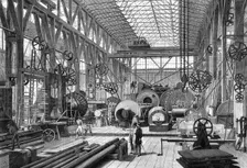 Penn's Machine-Engine Factory at Greenwich: the Large Machine-Shop and Turnery, 1865. Creator: Unknown