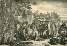 Penn's Treaty with the Indians 1682, (1890). Creator: Unknown